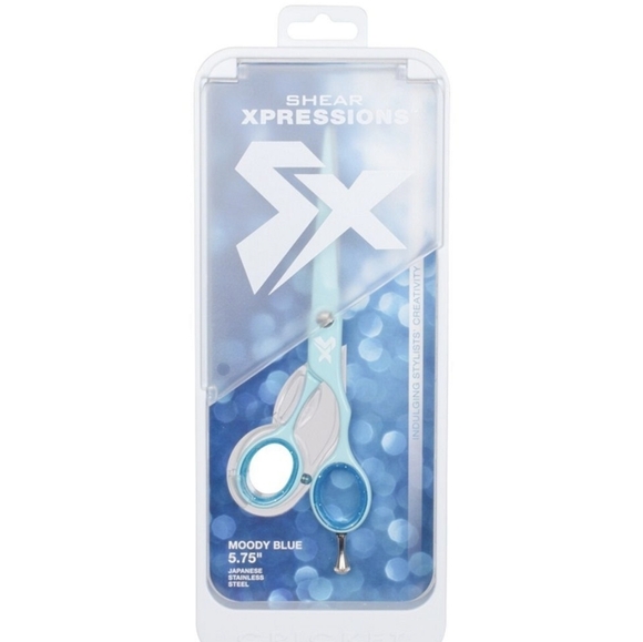 Shear Xpressions Blue Hair Scissors - Picture 1 of 2